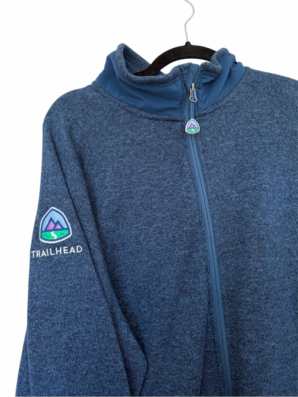 Salesforce Trailhead Blue Full-Zip Fleece Jacket
